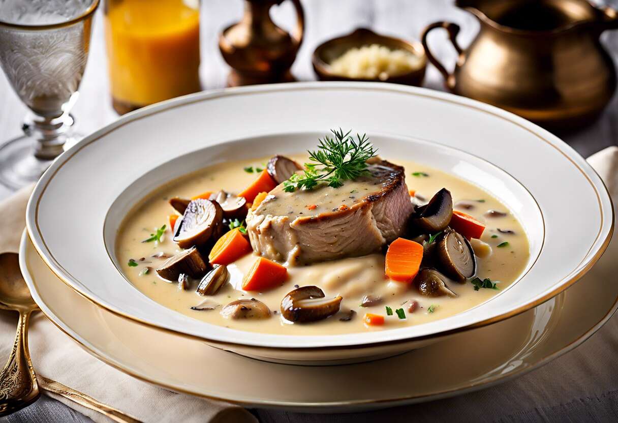 Blanquette de veau et son riz sauvage