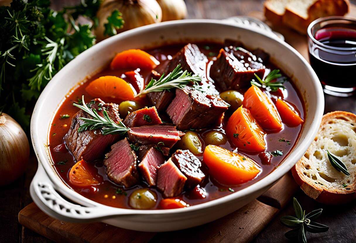 Daube provençale : parfums du Sud et viande tendre à souhait