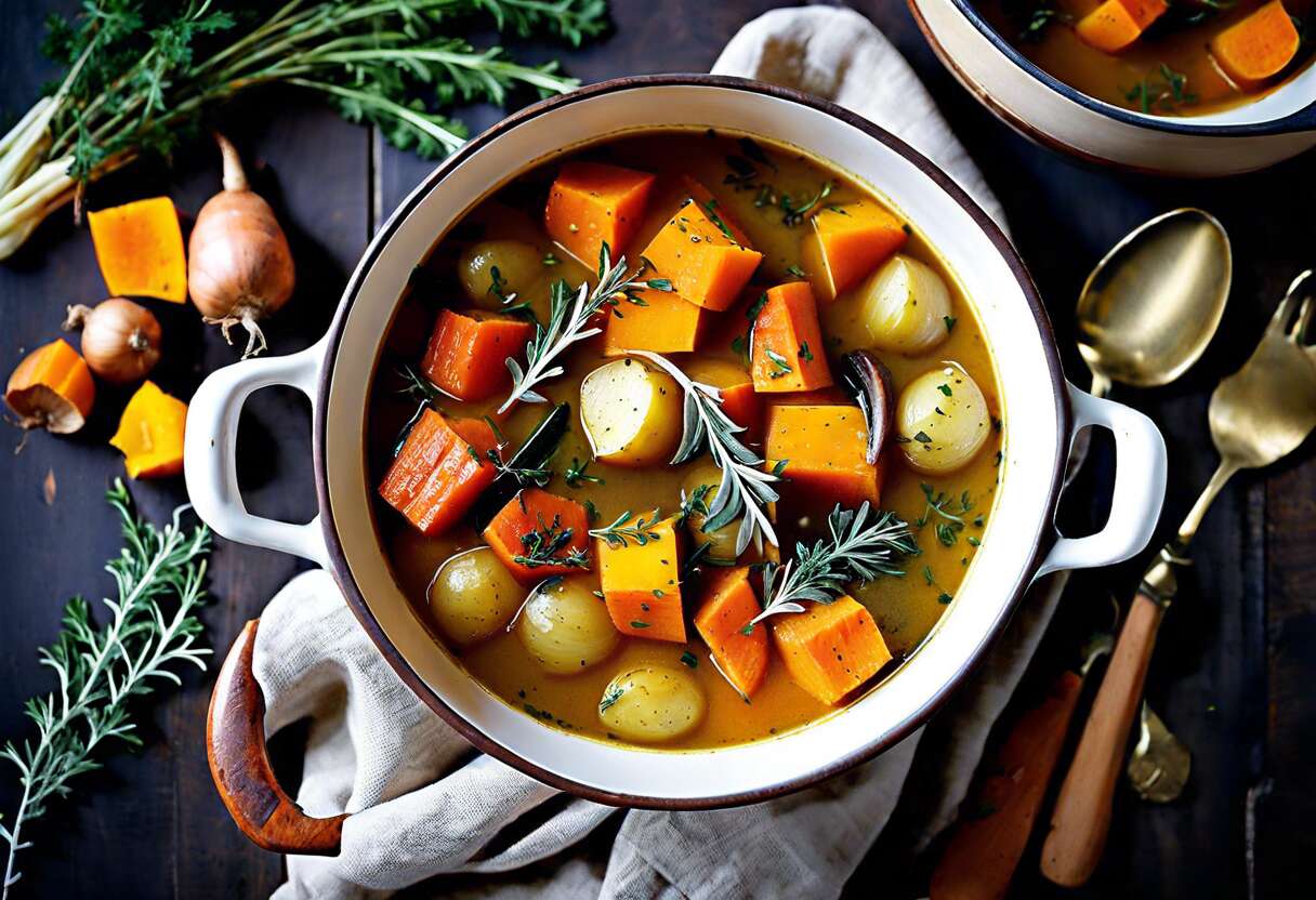 Automne coloré : carottes, courges et pommes de terre, trésors de saison pour votre cocotte