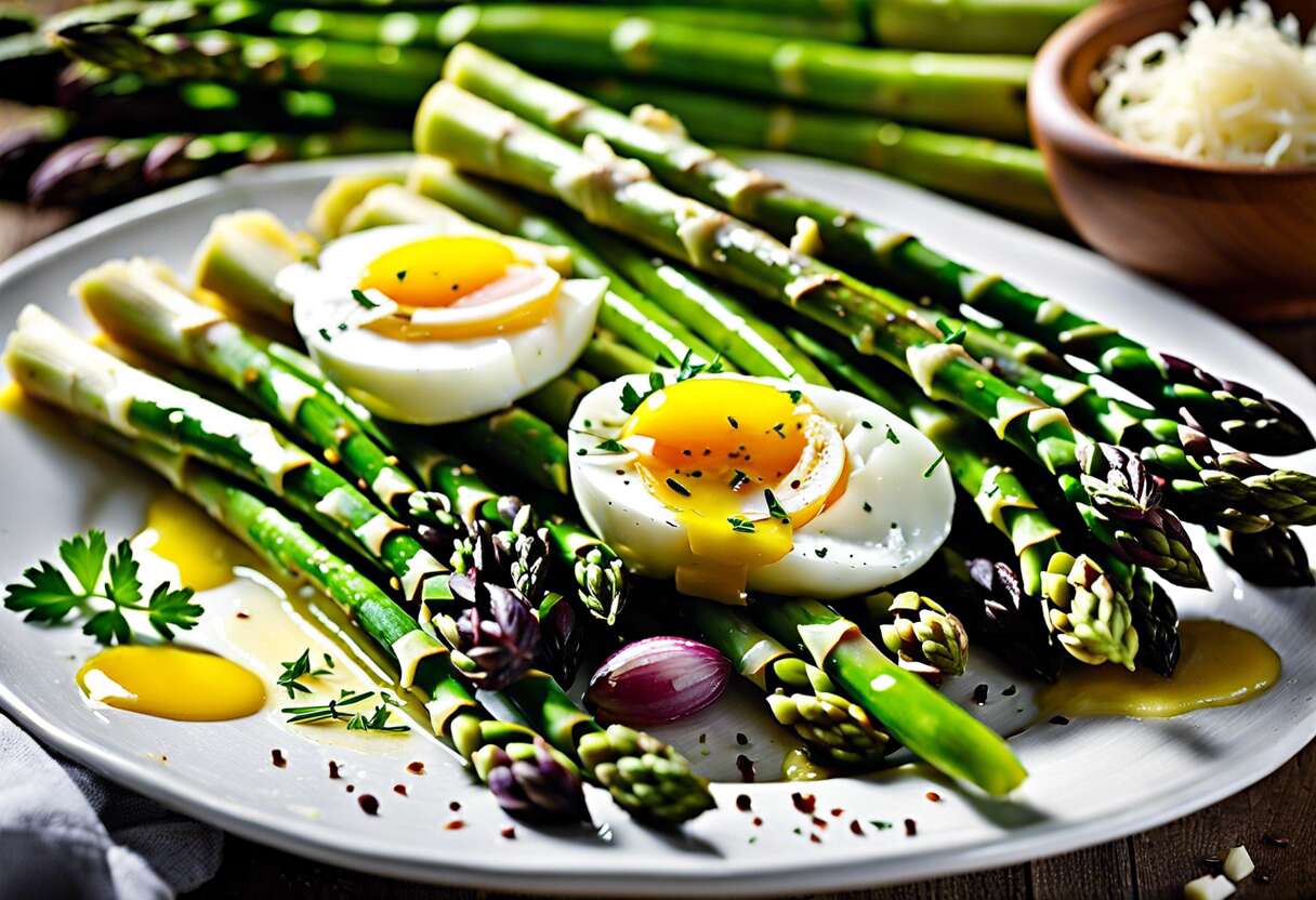 Salade aux asperges fraîches : l'entrée printanière qui séduira les amateurs de légumes verts