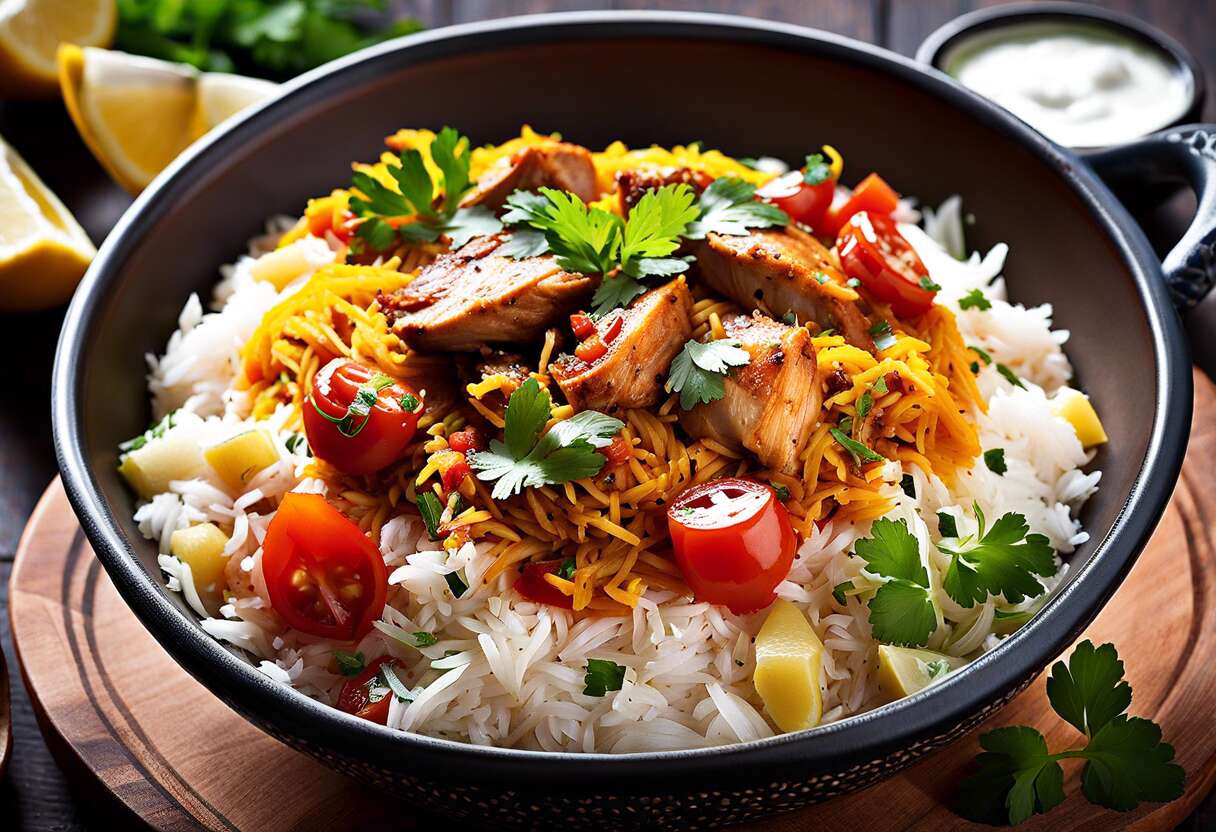 Goûts de l'Inde : biryani, entre épices et saveurs, version cocotte
