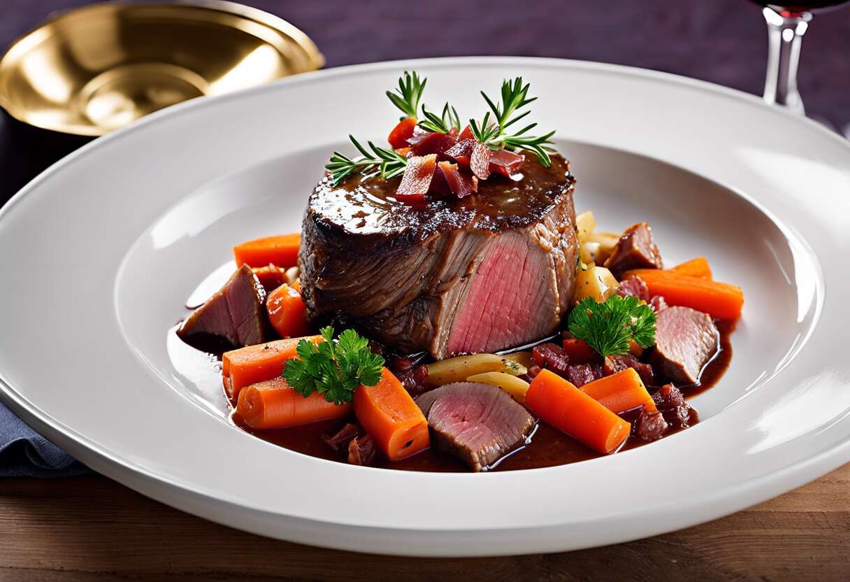 Daube provençale parfaite : associer herbes et vin rouge
