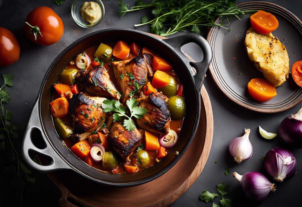 Voyage culinaire : recette de tajine marocain simplifiée en cocotte