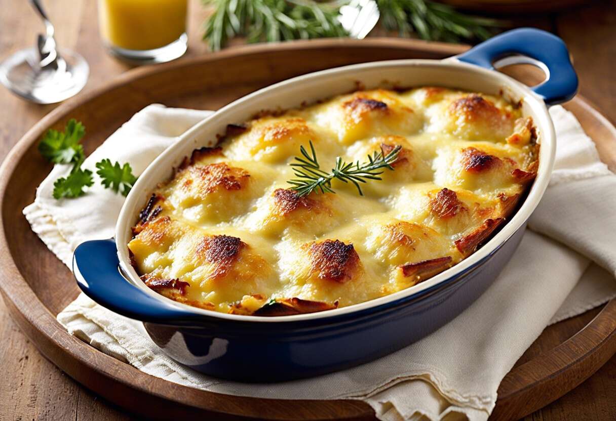 Gratin d'échalotes en cocotte : recette facile et gourmande