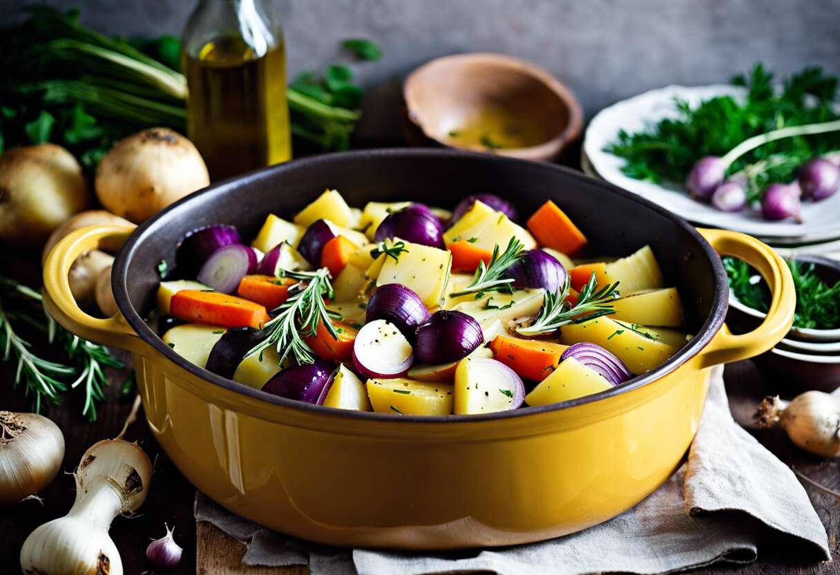 Cocotte de légumes anciens : recette facile et savoureuse