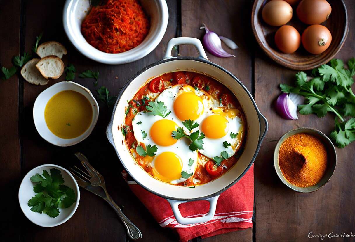 Œufs cocotte à l'indienne : recette facile et épicée