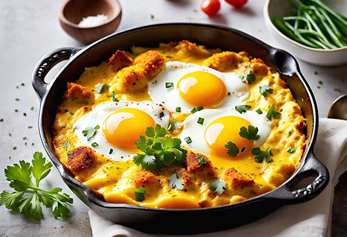 Recette d'œufs cocotte au curry : un accompagnement original et savoureux