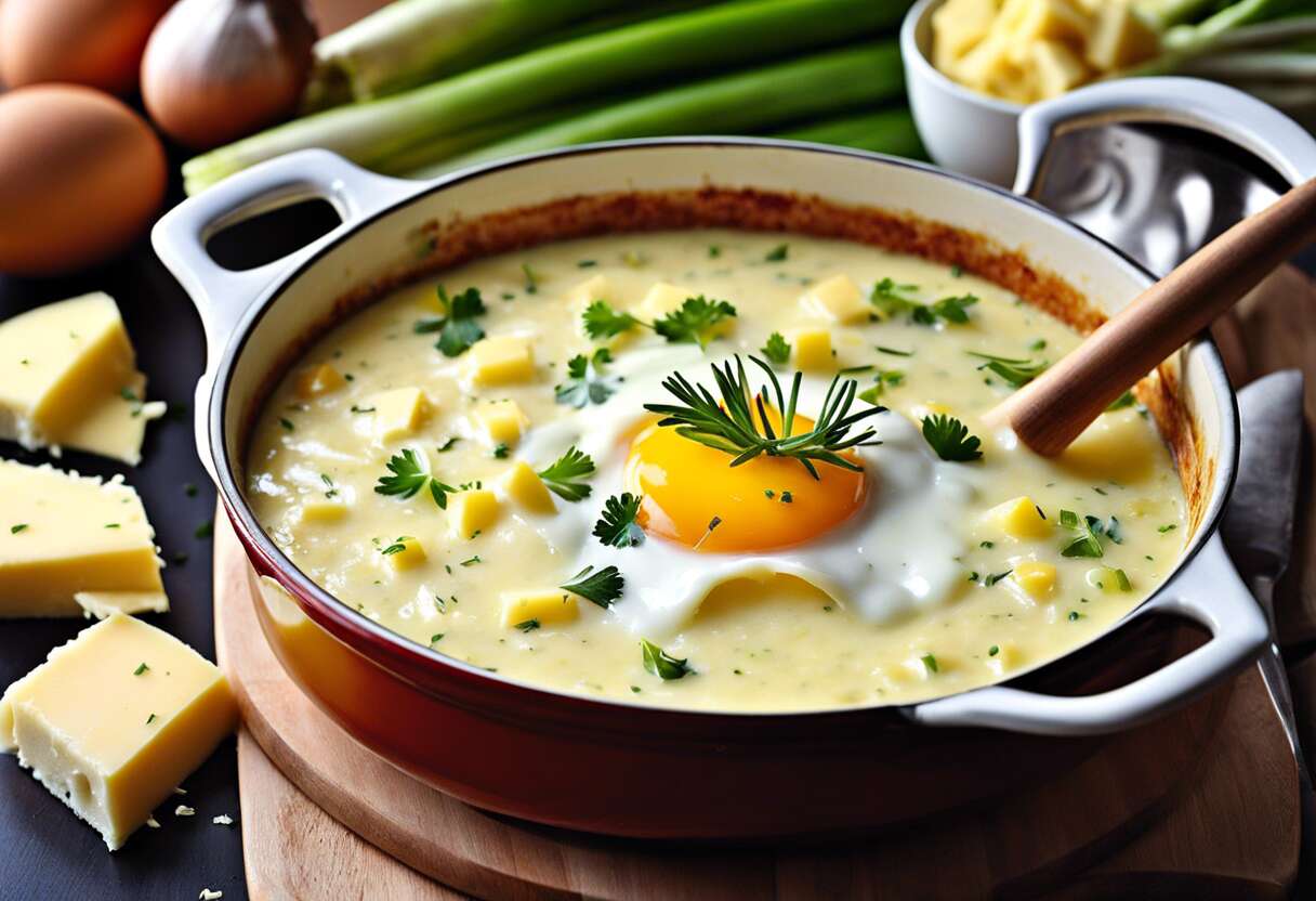 Recette d'œufs cocotte à la fondue de poireaux : idées gourmandes et faciles