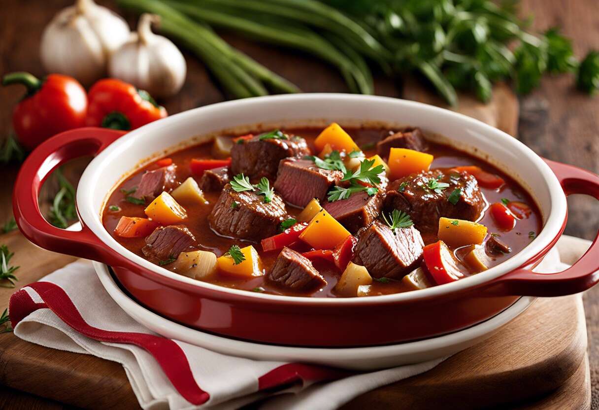 Recette de mini-cocotte de goulash de bœuf : saveurs traditionnelles revisitées