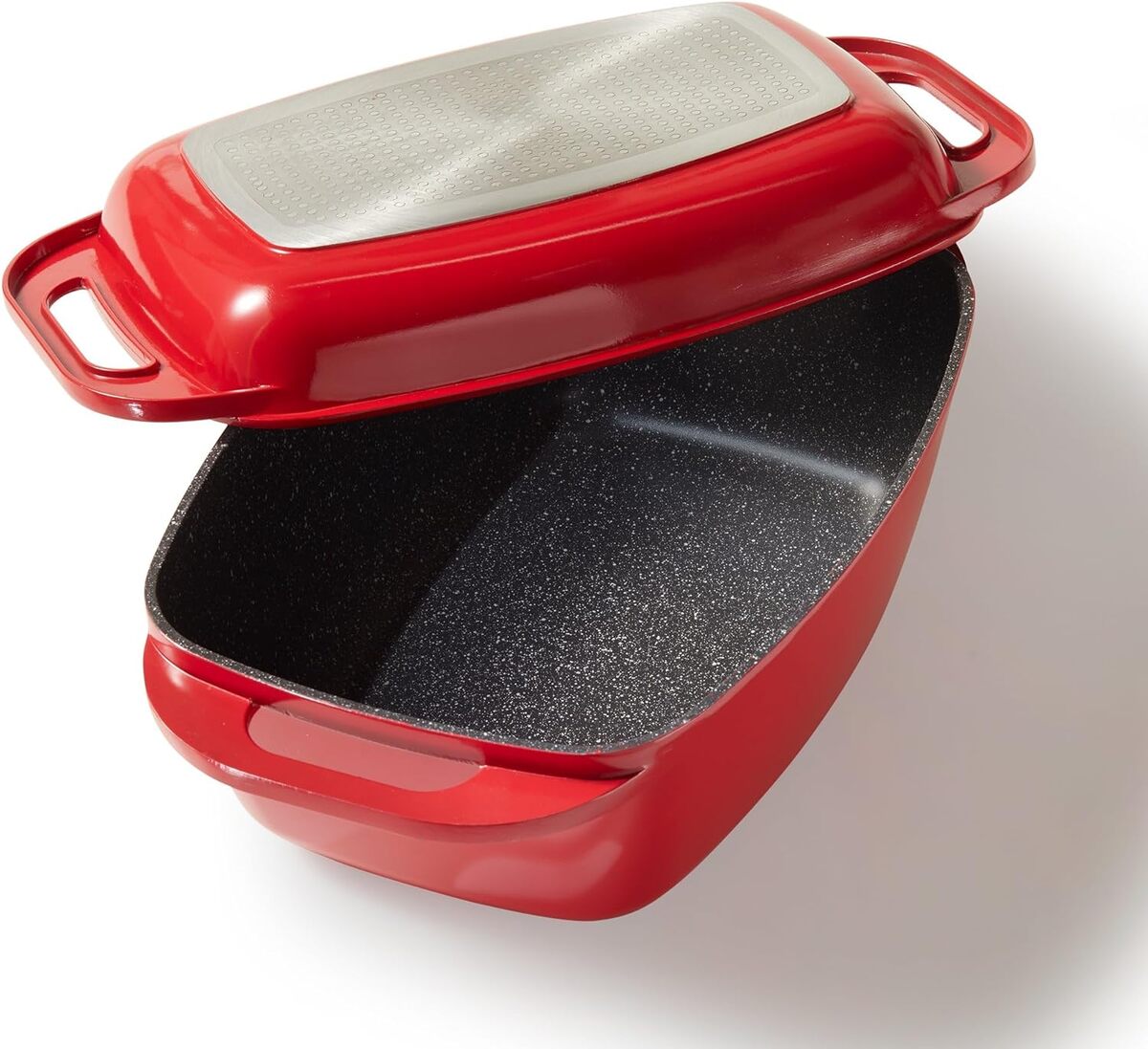 Test Cocotte STONELINE XXL : revêtement en pierre, compatible induction