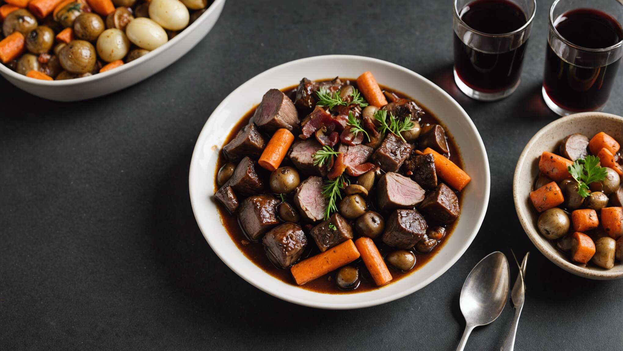 Recette bourguignon de sanglier et bœuf à l'érable en mini cocottes