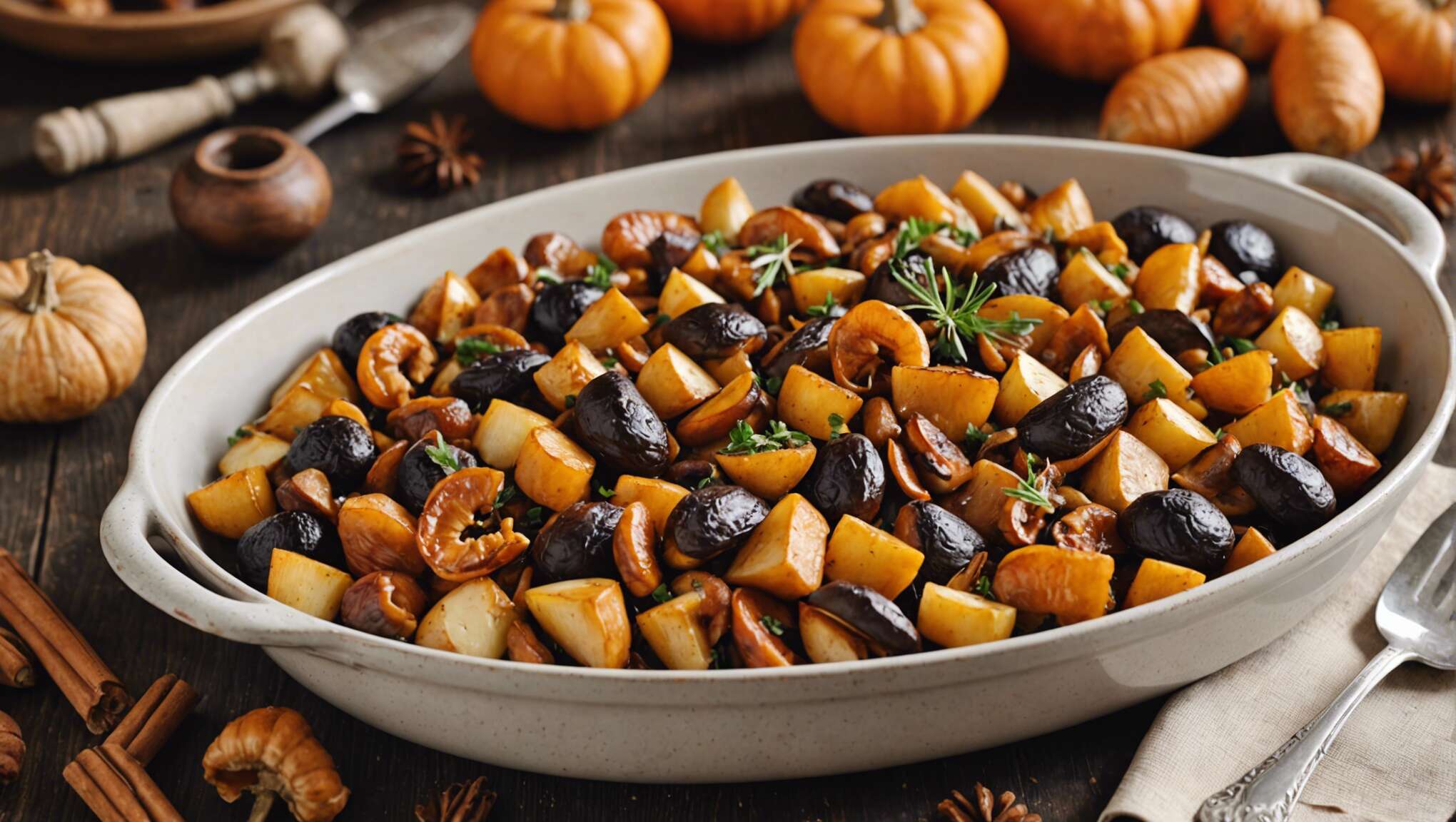 Petites cocottes de cèpes, girolles et rattes : recette automnale gourmande