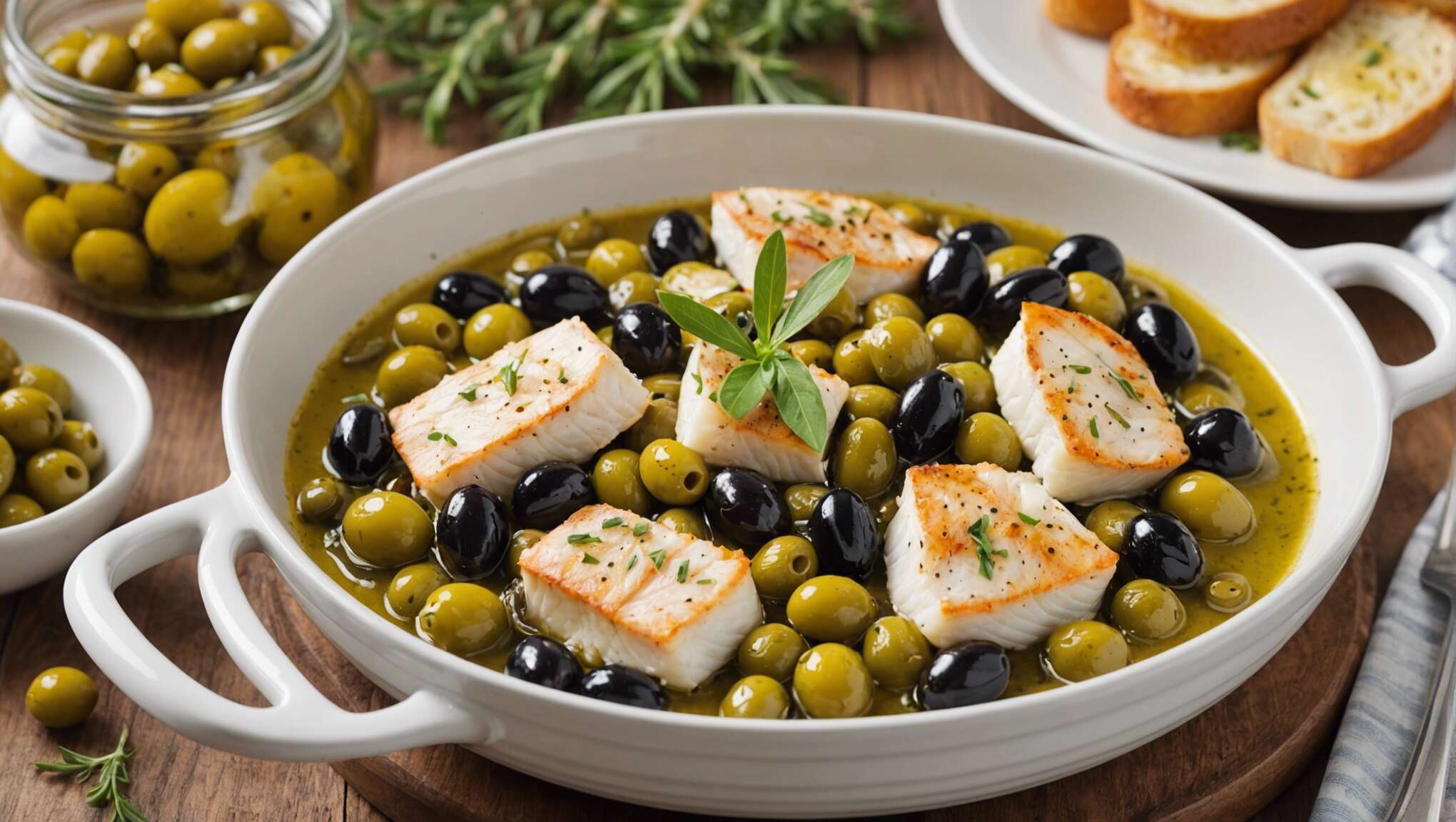 Ragoût de merlu aux olives et câpres en cocotte : recette facile et savoureuse