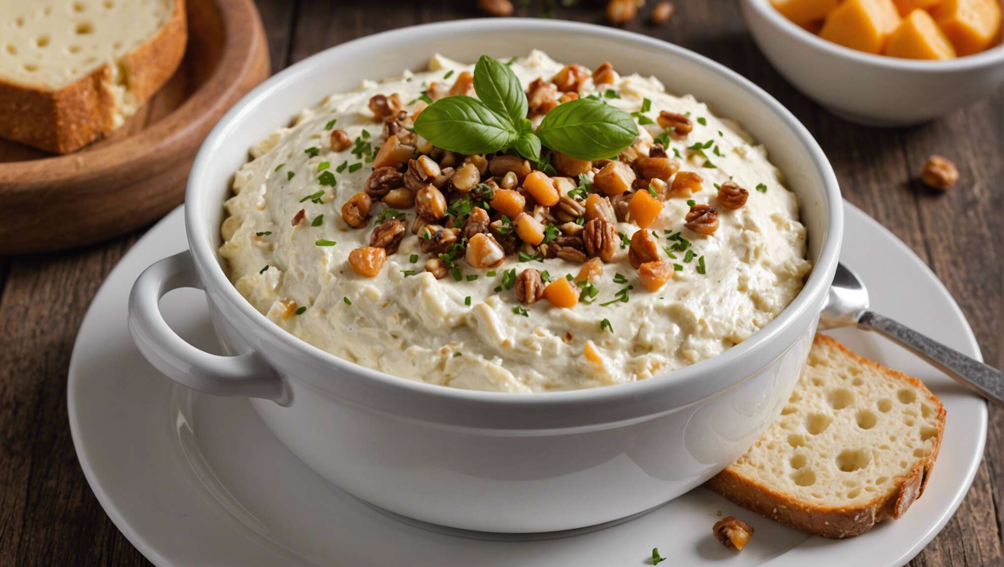 Cocotte de Rocamadour au mascarpone et aux noix : recette gourmande d'entrée