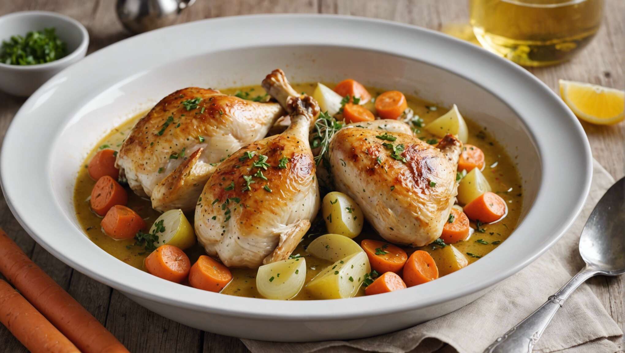 Poulet en cocotte de ma maman : recette traditionnelle et réconfortante
