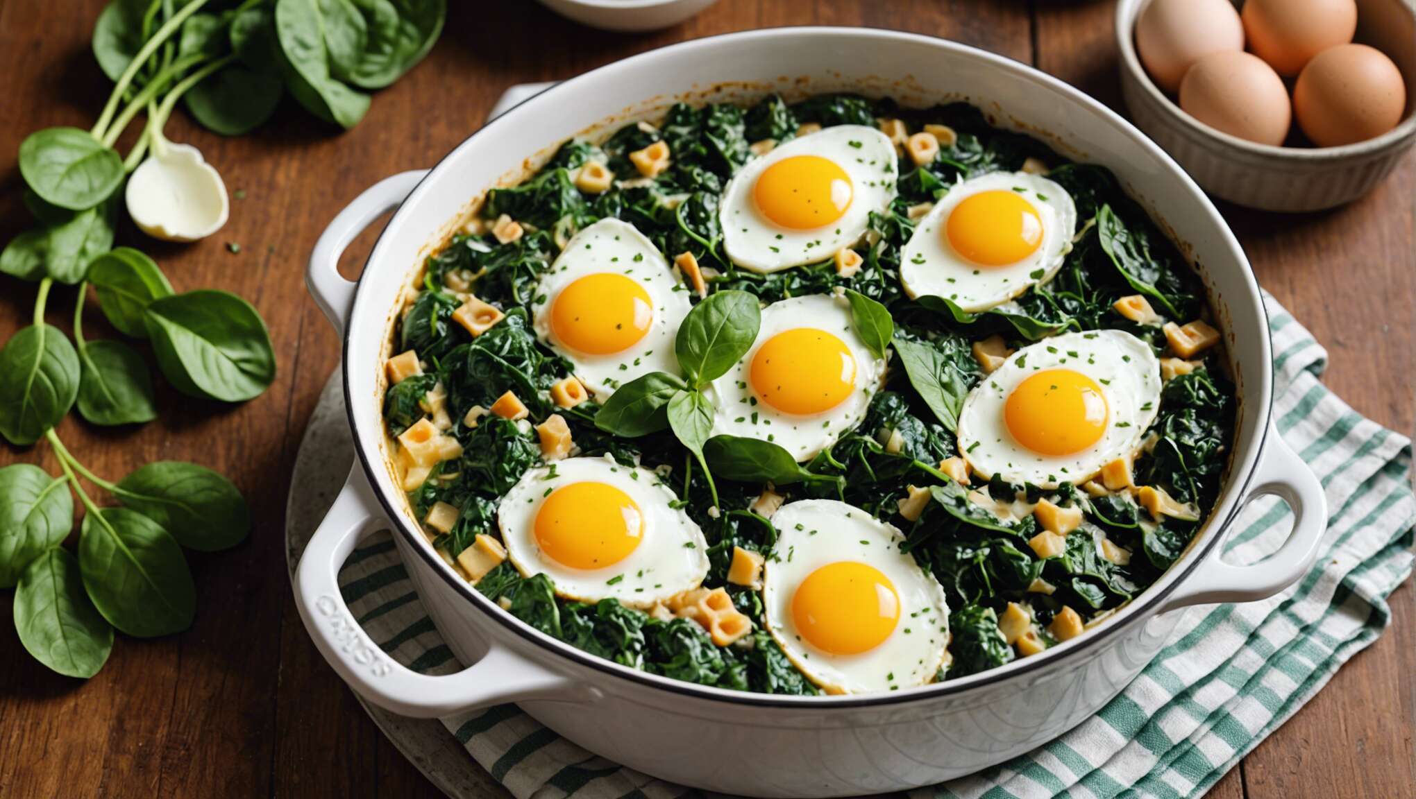 Recette d'œufs cocotte aux épinards : saveurs et simplicité
