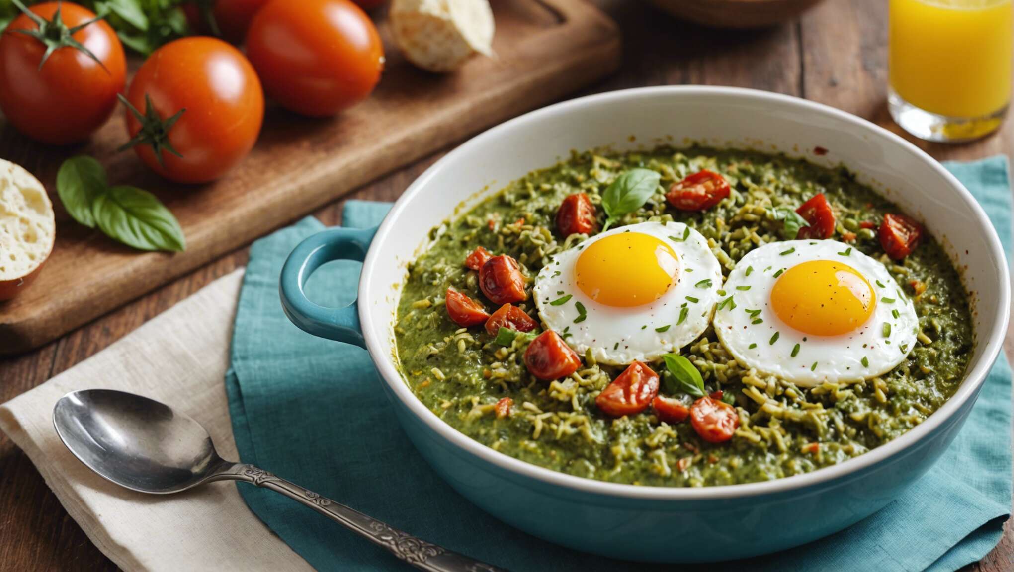Recette facile d'œufs cocotte au pesto : saveurs et simplicité