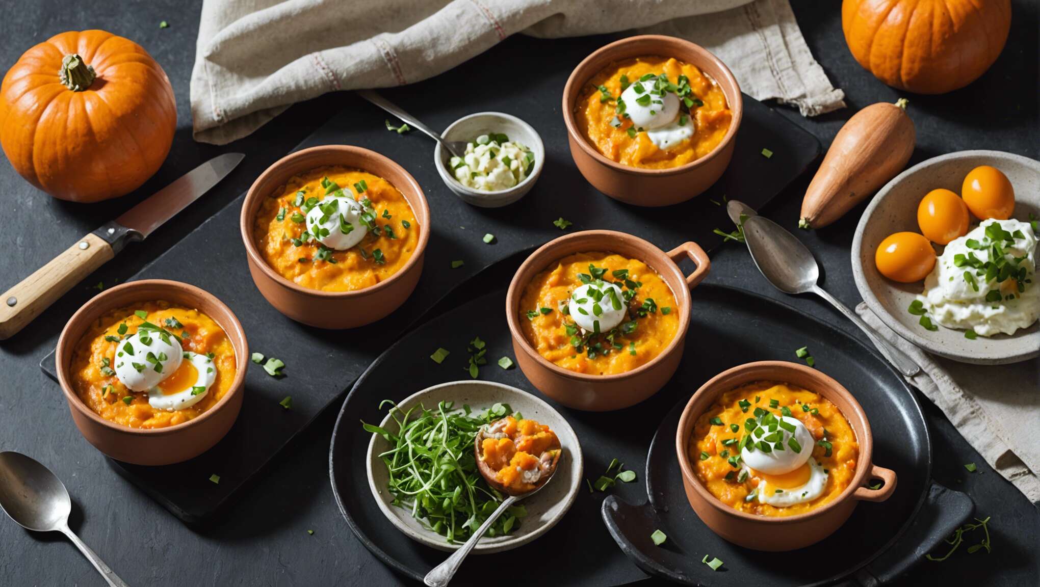Recette d'œuf cocotte en courge Jack-be-Little : une entrée originale !