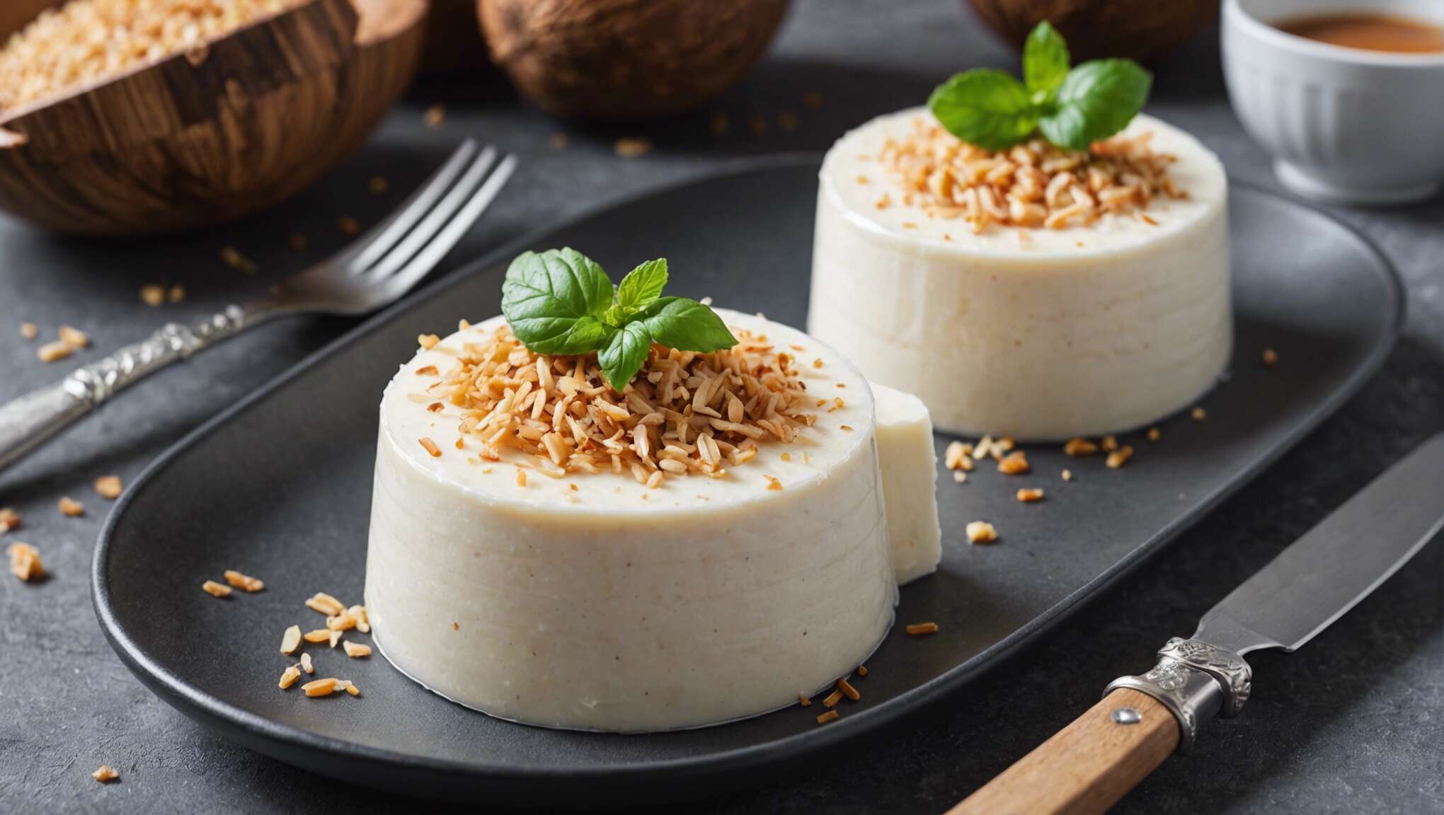 Recette de cocottes de filets de sabre au lait de coco et vanille avec trio de purées