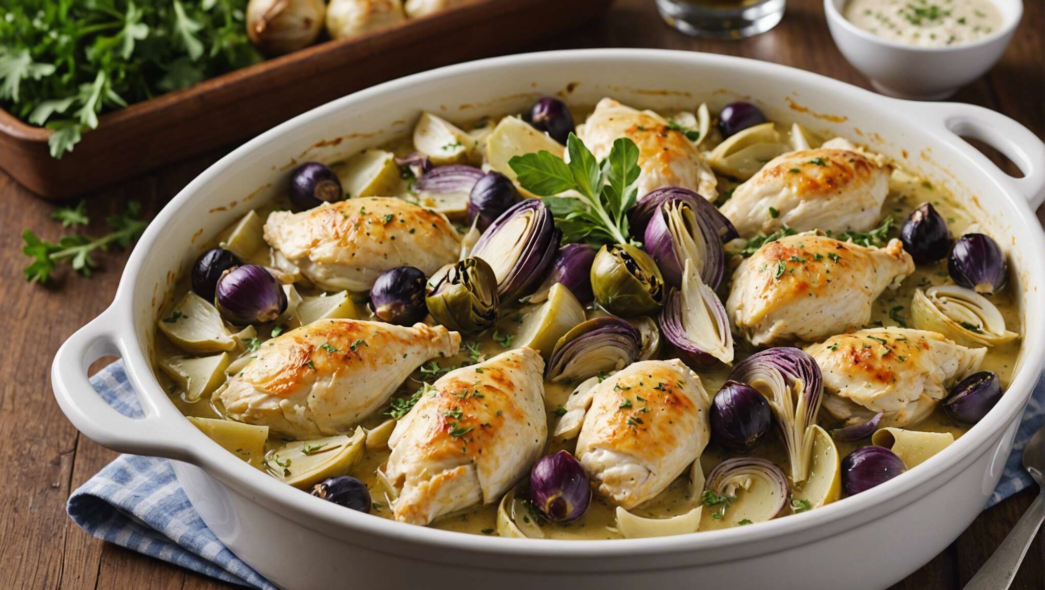Recette de poulet aux artichauts en cocotte : saveurs authentiques - Fid-735212