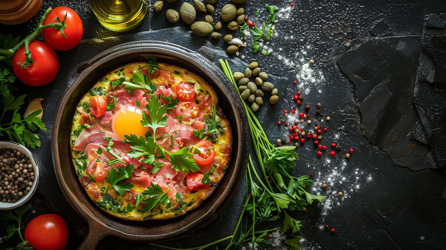 Mini-cocotte de Parme et omelette tartare : recette gourmande et originale