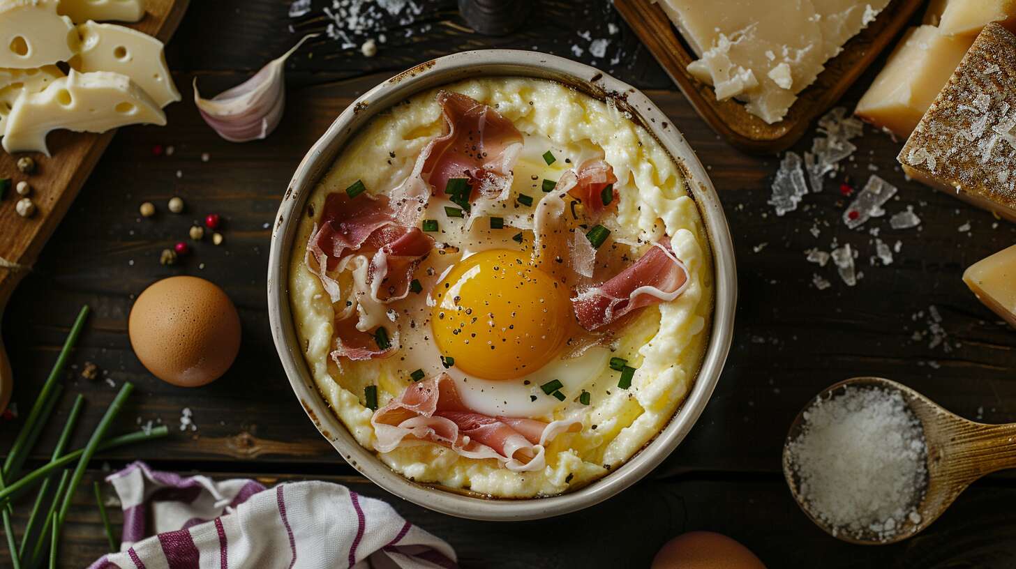 Recette d&rsquo;œuf cocotte en nid de jambon cru : idées et astuces gourmandes