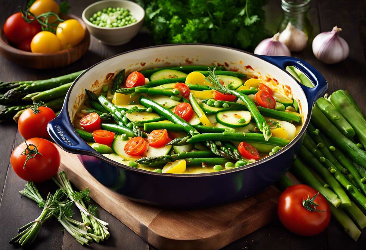 Recette cocotte de légumes verts : une entrée saine et gourmande