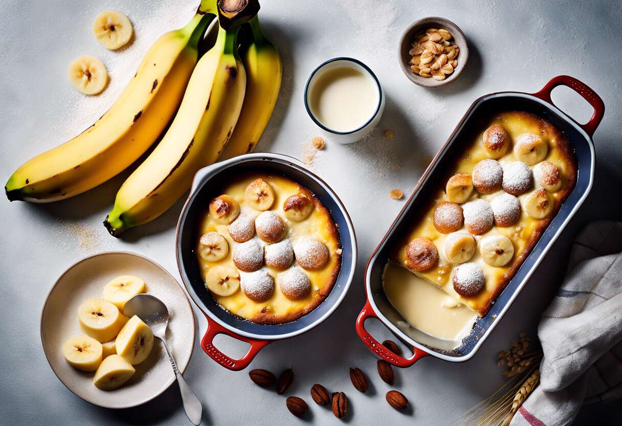 Recette de clafouti banane-pralinoise en cocotte : un délice sucré à découvrir !