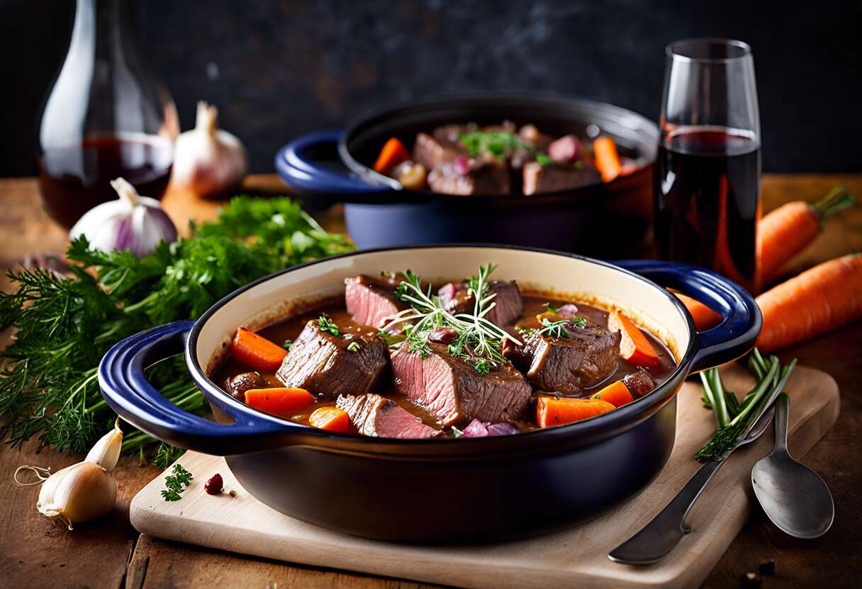 Boeuf en cocotte : recette facile et savoureuse