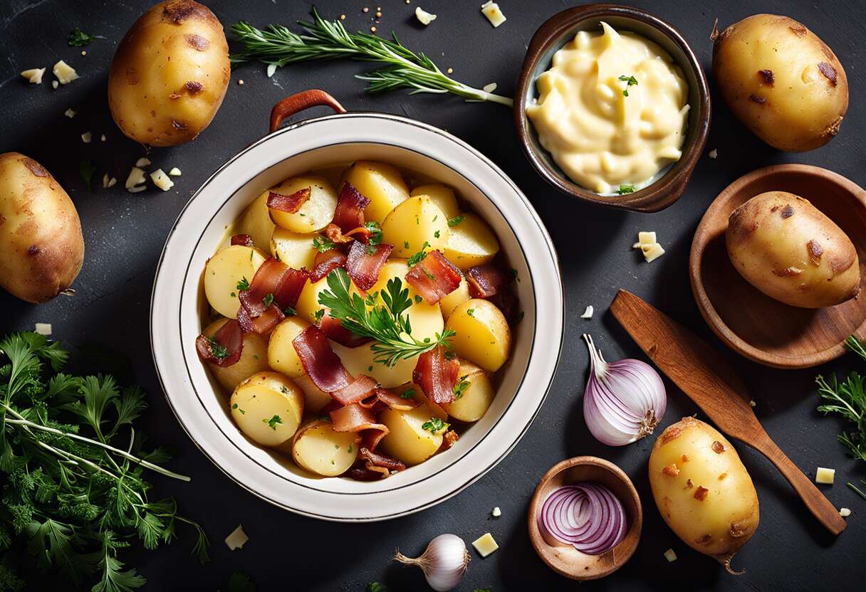 Mini-cocotte de pommes de terre et cancoillotte : recette facile et gourmande
