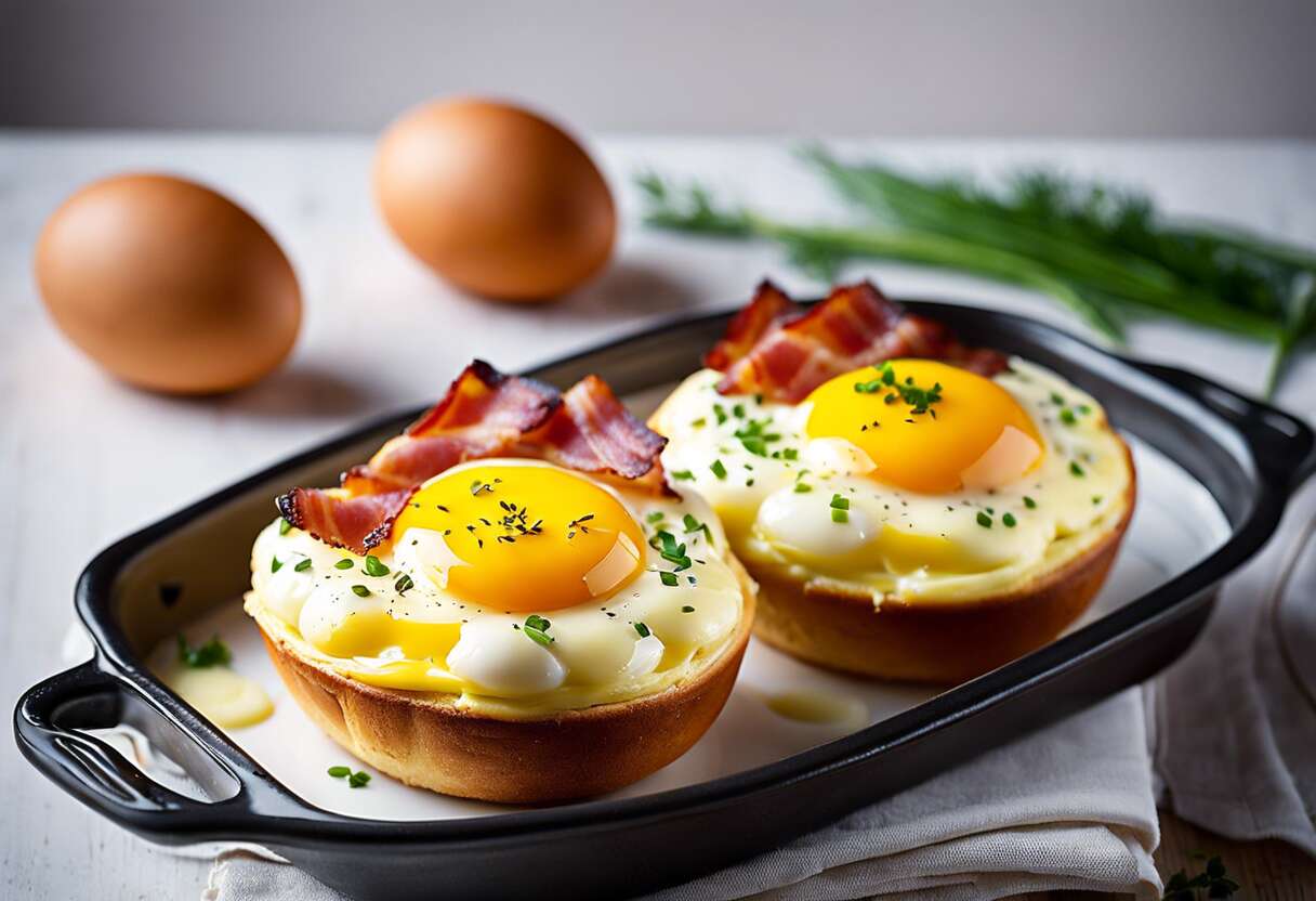 Recette d’œuf cocotte en brioche : idées gourmandes et faciles (fid-1090977)