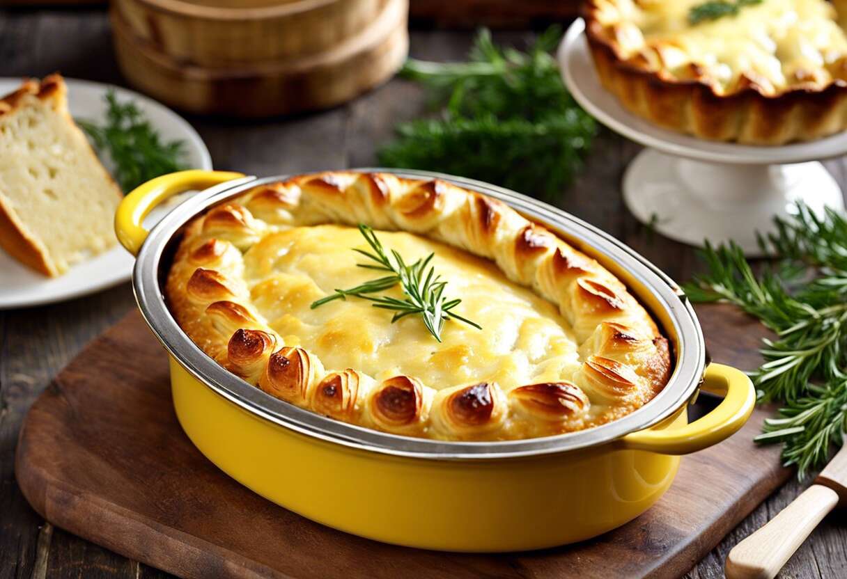 Recette de cocottes salsifis et dindonneau en feuilleté de Mamigoz
