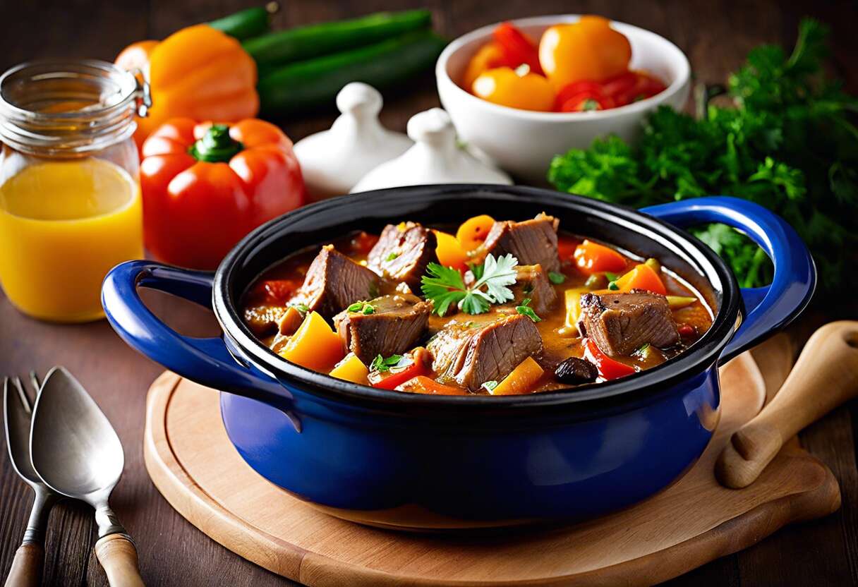 Recette de cocotte d'agneau façon tajine de 7 heures facile et savoureuse