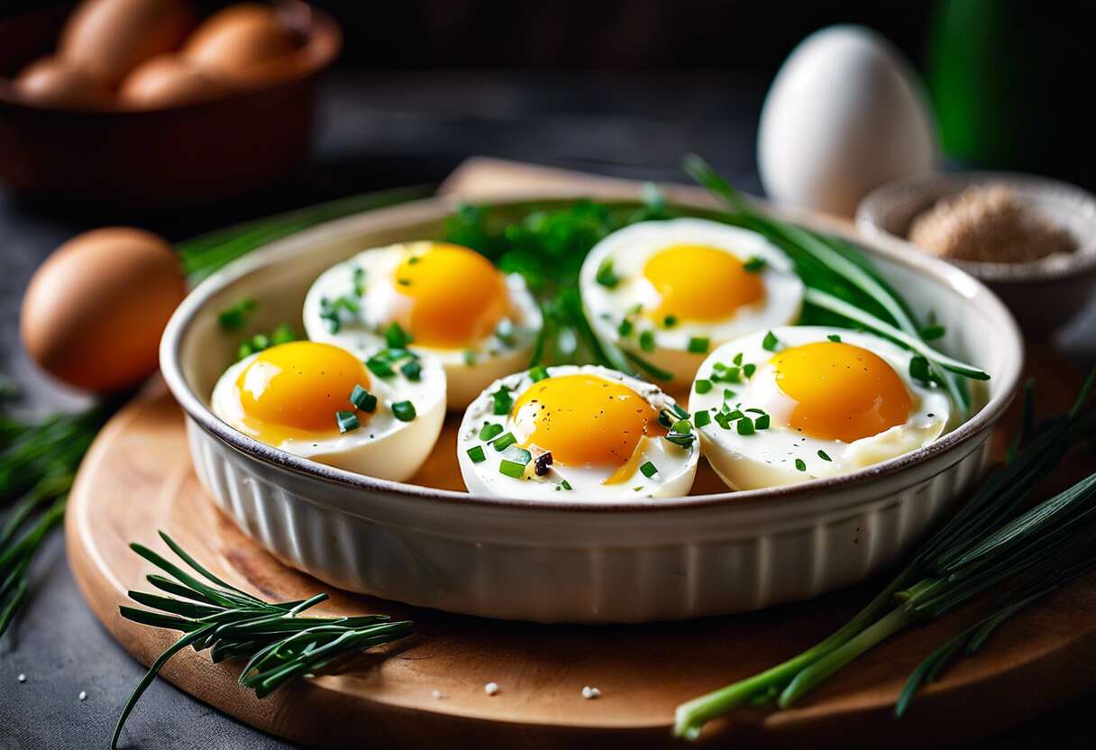 Recette d'œufs cocotte au Chaource : un délice fondant à découvrir !