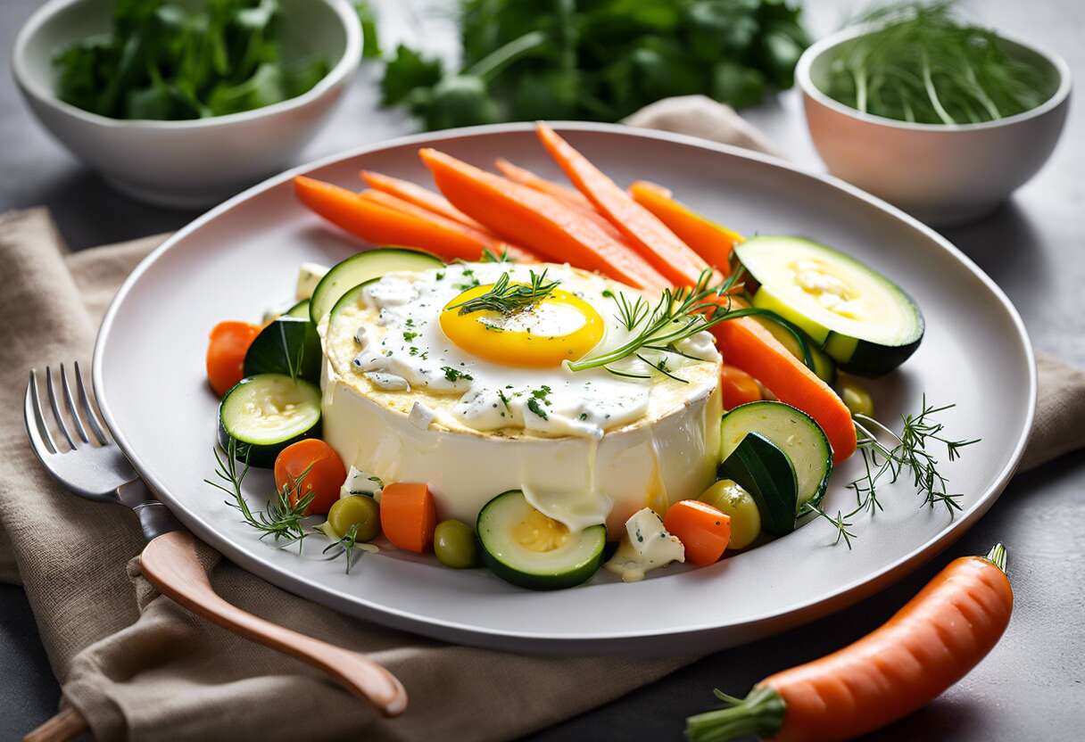 Recette d'œufs cocotte au brie et légumes : un délice facile à préparer