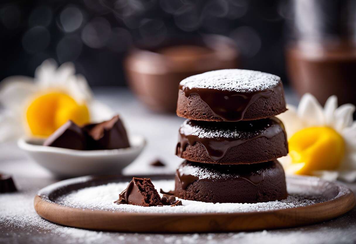 Mini-cocottes de fondant au chocolat : recette cœur coulant irrésistible