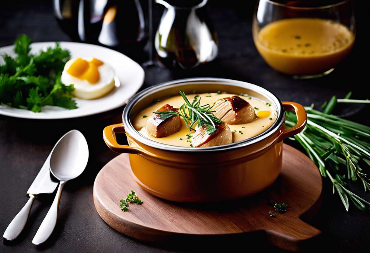 Recette d'œufs cocotte au foie gras pour un anniversaire de mariage inoubliable