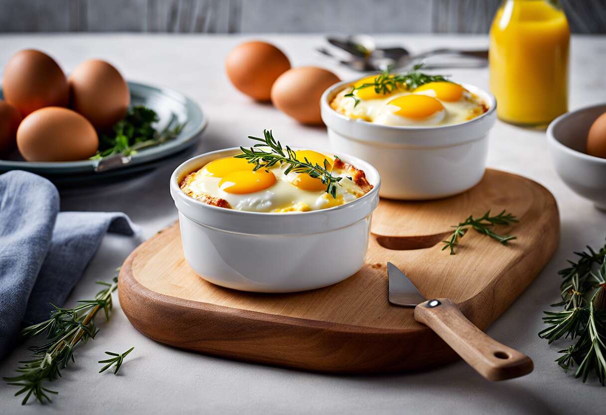 Recette d'œufs cocotte : préparation simple et rapide
