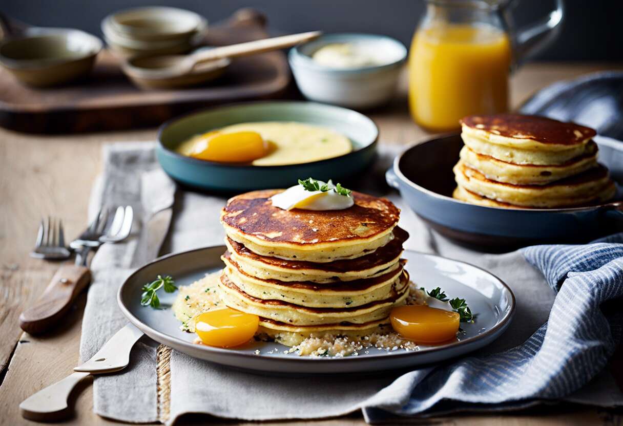 Œufs cocottes à la périgourdine et galettes au quinoa : recette gourmande_fid-513554