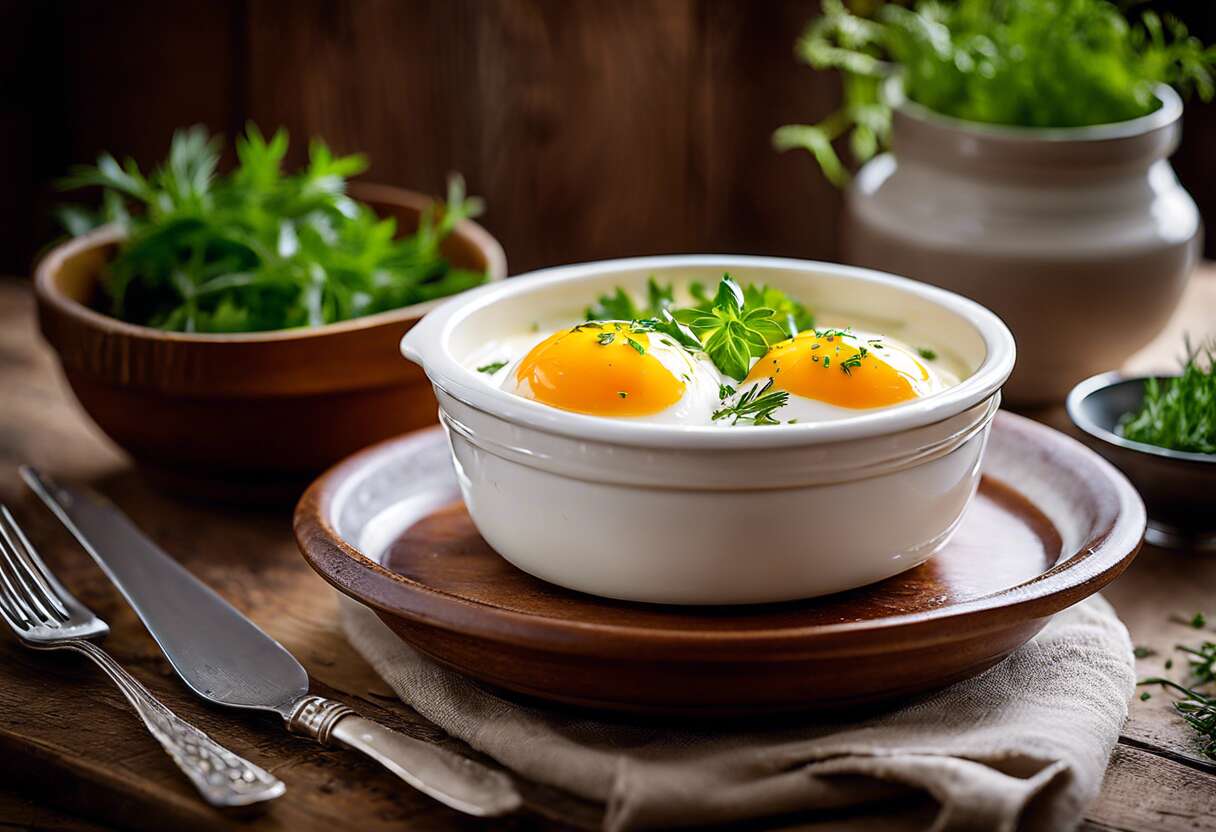 Recette d'œuf cocotte soufflé : une entrée gourmande et facile !