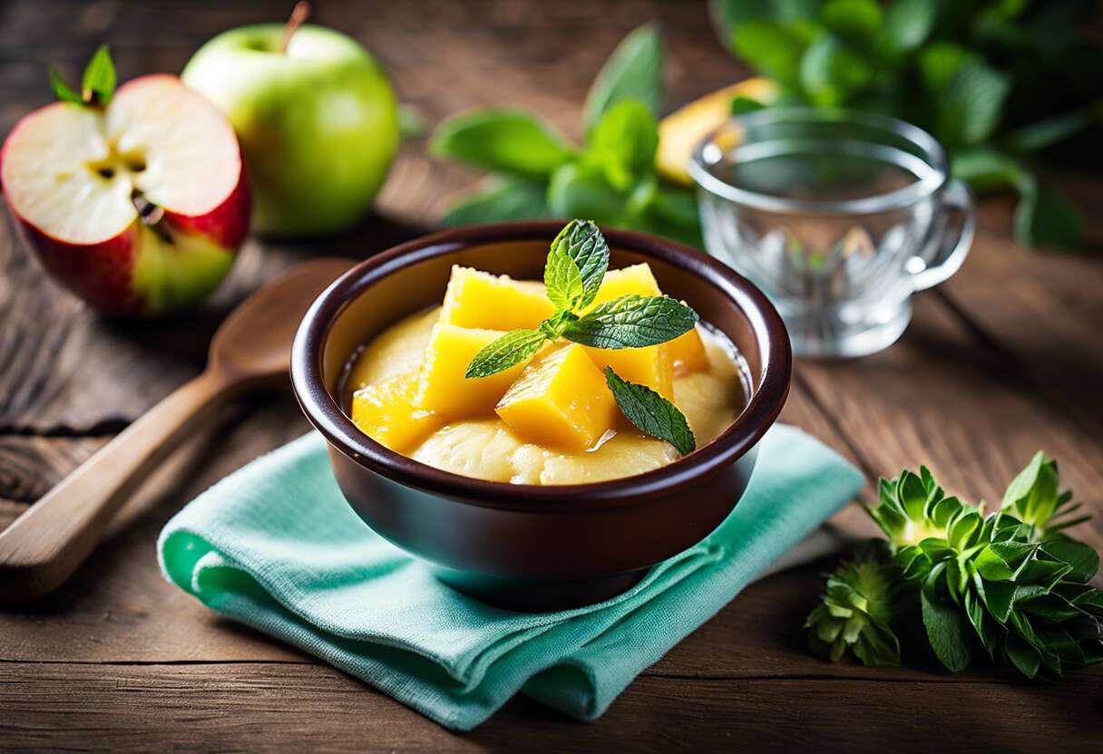 Recette en mini cocotte : pomme et ananas, un dessert simple et gourmand
