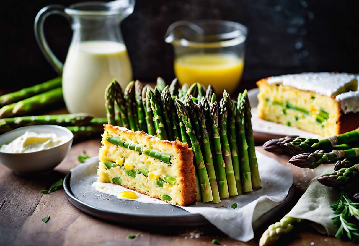 Recette de cake aux asperges vertes : une délice végétarien facile à réaliser