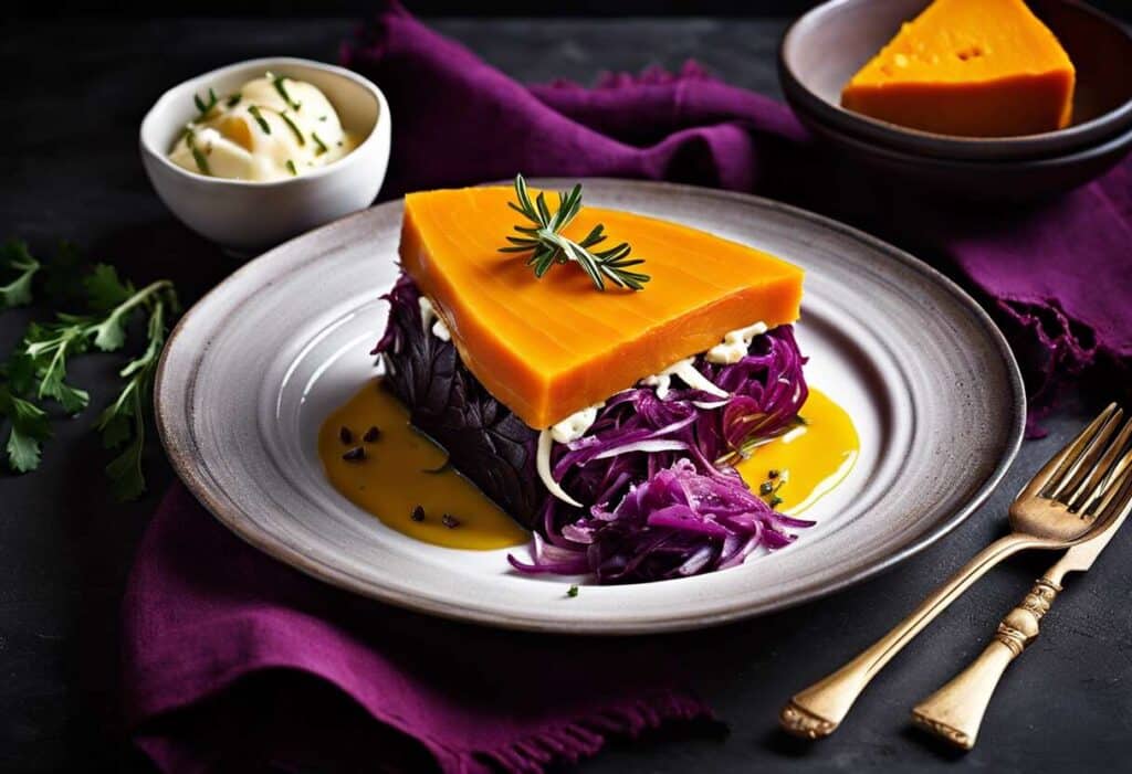 Terrine de potimarron et chou rouge : recette végétarienne facile et savoureuse