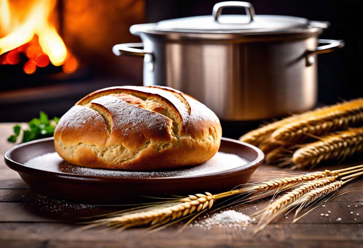 Pain en cocotte maison : recette végétarienne facile et délicieuse