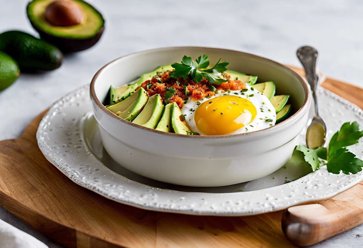 Recette d'œufs cocotte à l'avocat : savourez la simplicité !