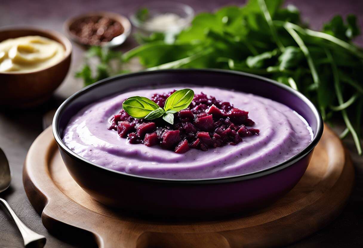 Purée de vitelottes : recette végétarienne facile et savoureuse