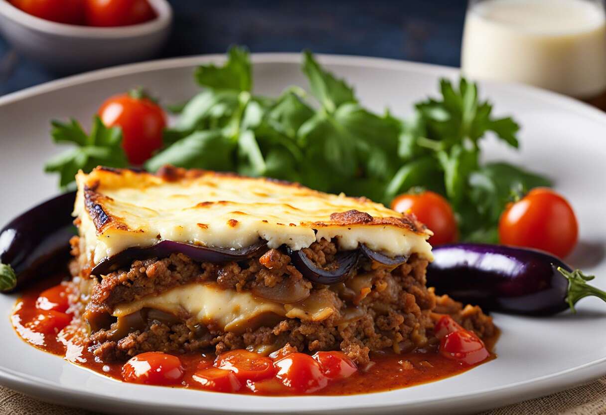 Moussaka légère : recette traditionnelle allégée et savoureuse