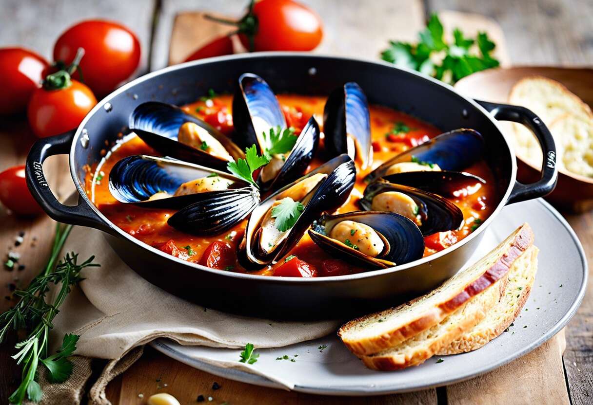 moules au cookeo à la crème