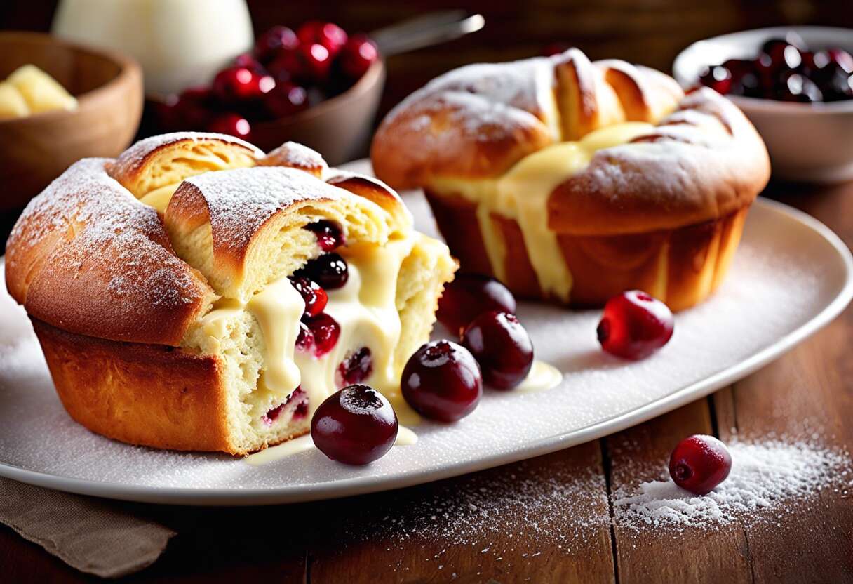 Recette de Brioche aux Cranberries et Chocolat Blanc : douceur Gourmande