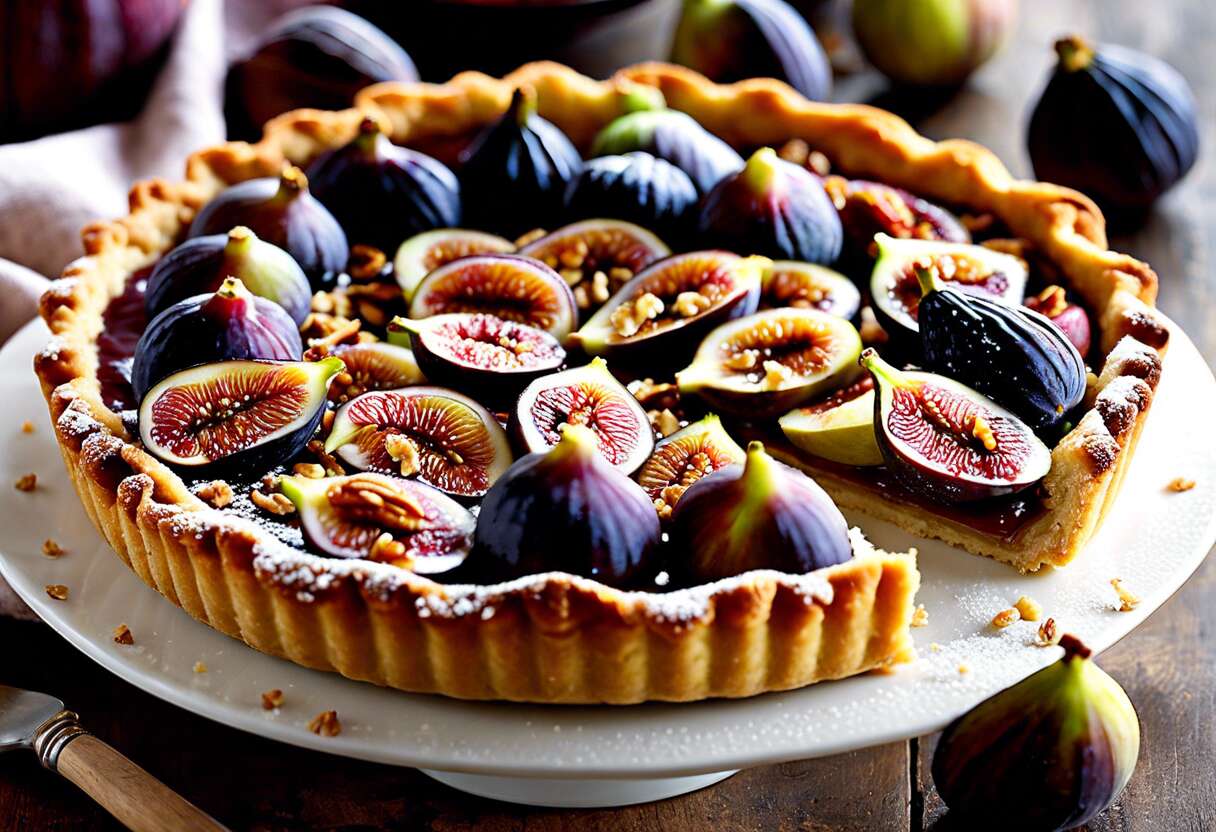 Recette de tarte d&rsquo;automne : figues et noix fraîches
